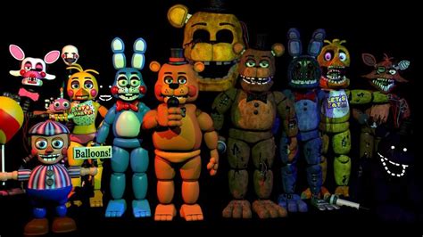 Todos Los Animatronicos De Five Nights Ats Freddys Fnaf Amino