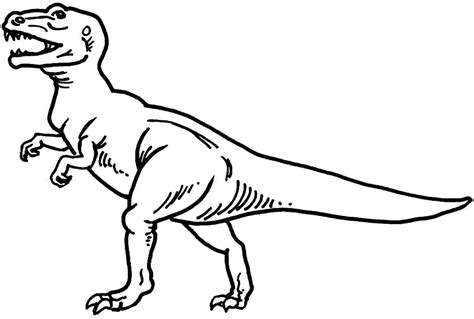 M Larbild En Tyrannosaurus Rex Skiv Ut Gratis P Malarbilder Se