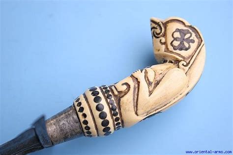 Oriental Arms Very Fine Sumatra Keris Dagger With Ivory Scabbard