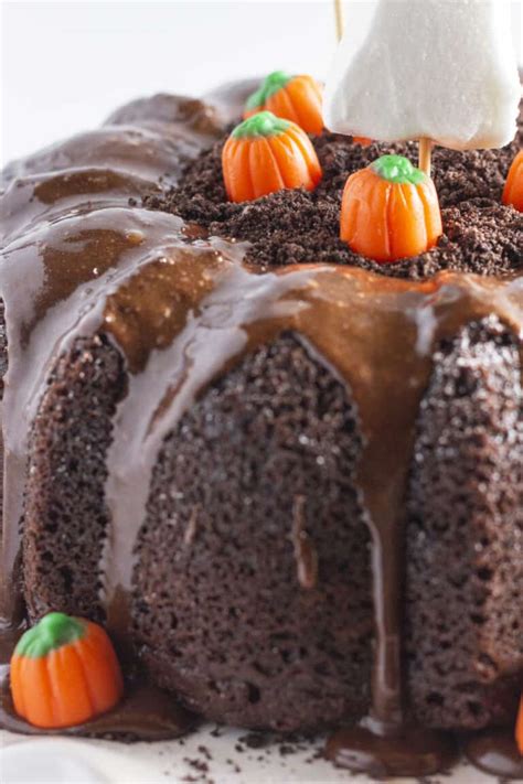 Easy Halloween Bundt Cake Practically Homemade