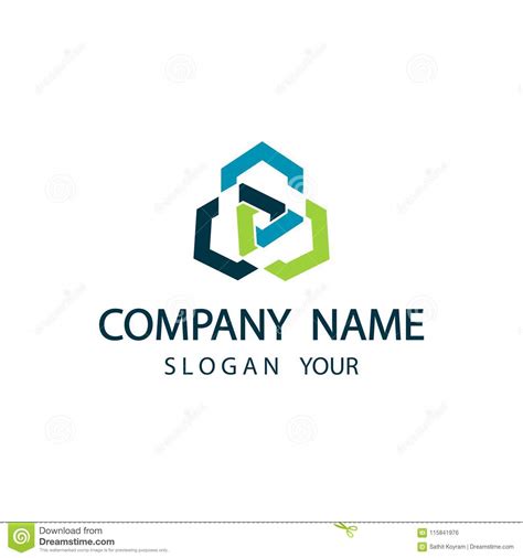 Abstract Logo Companycorporate Design Elementvector Illustrator Stock