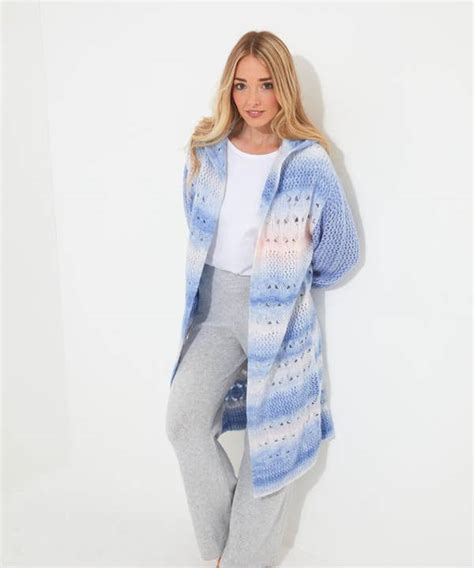 Sloe Joes Ombre Knit Longline Cardigan Joe Browns