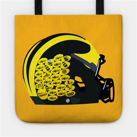 The History Of Michigan Football Helmet Tote | Michigan-football in ...