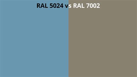 Ral 5024 Vs 7002 Ral Colour Chart Uk