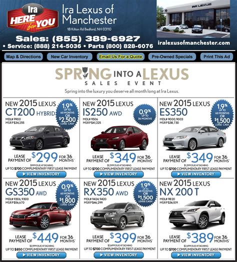 Lexus Dealer in Manchester, NH : Ira Lexus - Great Lexus Deals!