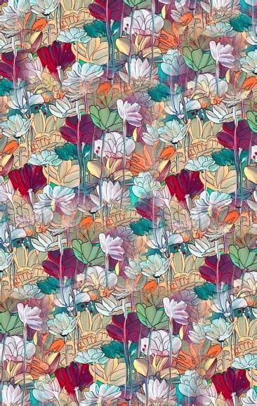 Pattern Design Inspiration Floral Pattern Vector Mughal Flower Art