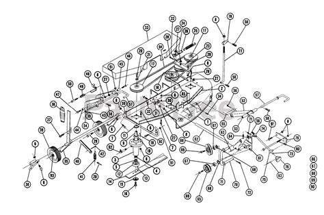 Toro RM 327 Toro 32 Rear Discharge Mower Deck 1967 PARTS LIST FOR