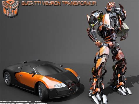 Monster Bego Bugatti Veyron Transformers Autobot