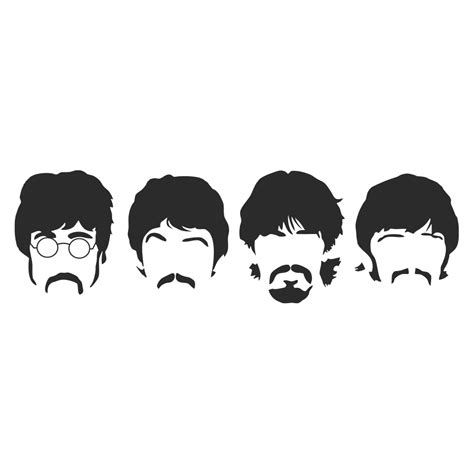 The Beatles Abbey Road Image Silhouette Help! - Silhouette png download ...