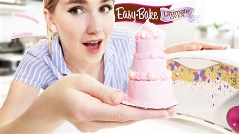 Baking A Mini Cake In An Easy Bake Oven Youtube