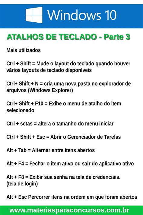 Teclas De Atalho Windows 2010 Pdf BRAINCP