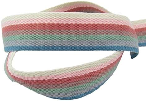 Gurtband Streifen Multicolor 40mm breit für Taschen nähen