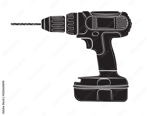 Drill Clipart Black And White