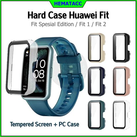 Jual Hard Case Huawei Watch Fit Fit Se Fit Case Tempered Glass