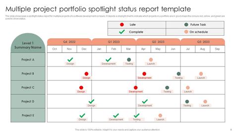 Top 10 Multiple Project Status Report Templates With Examples