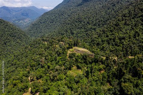 Ciudad Perdida En La Sierra Nevada De Santa Marta Pueblo Kogui Stock