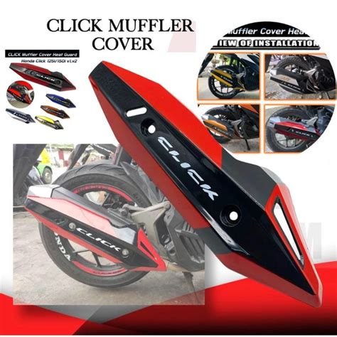 Honda Click I I V V Heat Guard Muffler Protector Double Color