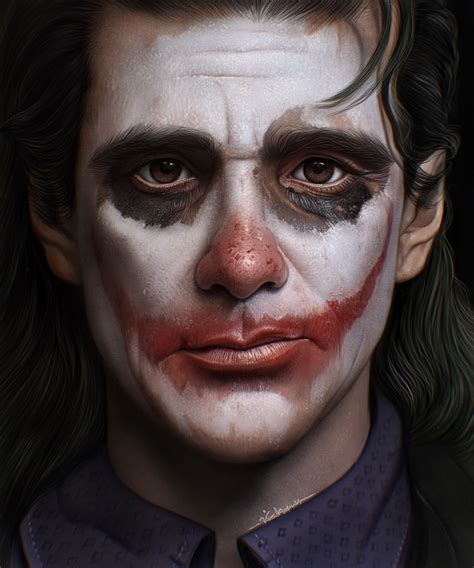 Jim Carrey as joker - Digital portrait painting :: Behance