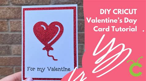 Diy Cricut Valentines Day Card Full Tutorial Youtube