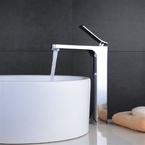 Fontana Denver 12" Contemporary Chrome Bathroom Sink Faucet at ...