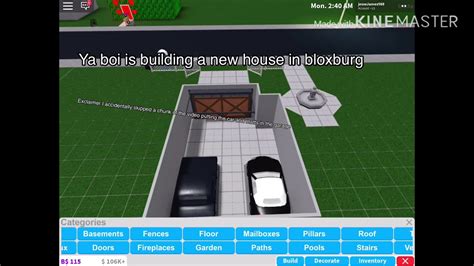 Building My Bloxburg House Part 1 Youtube