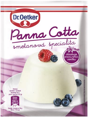 Desertas Panna Cotta Klasikiniai Desertai Dr Oetker