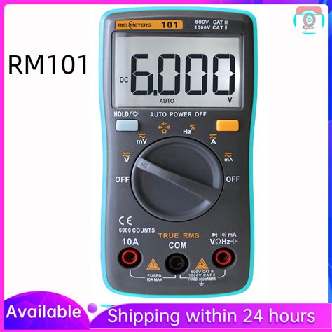 Richmeters Rm Aneng Digital Multimeter Tester True Rms