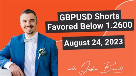 Gbpusd Shorts Favored Below August Youtube