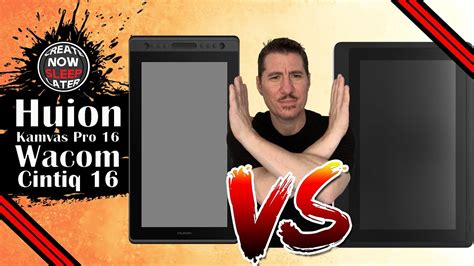 Huion Kamvas Pro Vs Wacom Cintiq Youtube