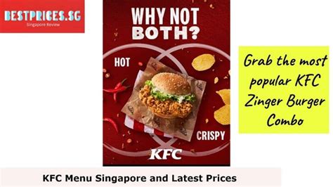 KFC Menu Singapore And Latest Prices 2024 How Much Is A Zinger