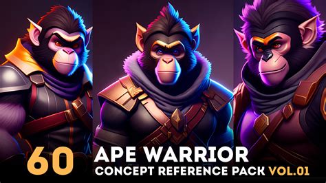 ArtStation - 60 arts - Ape Warrior - Concept Reference Pack Vol.01 ...