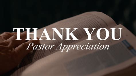 Ways To Thank Your Pastor Omf Literature