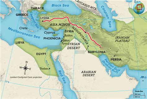 Ancient Persia Map Diagram | Quizlet