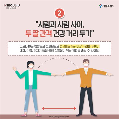 코로나19 극복을 위한 생활 속 거리두기 개인방역 수칙