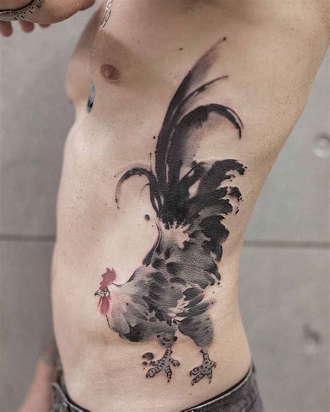 Chinese Rooster Tattoos