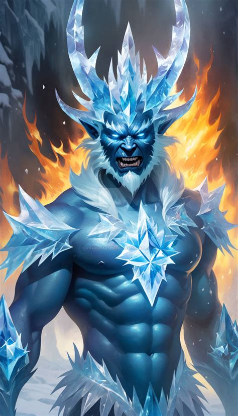 The ice demon by RasooliArtworks on DeviantArt