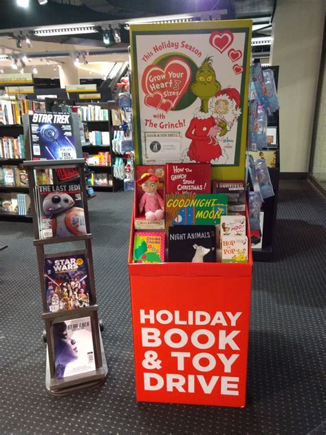 Book and toy drive happening now at all Books-A-Million locations