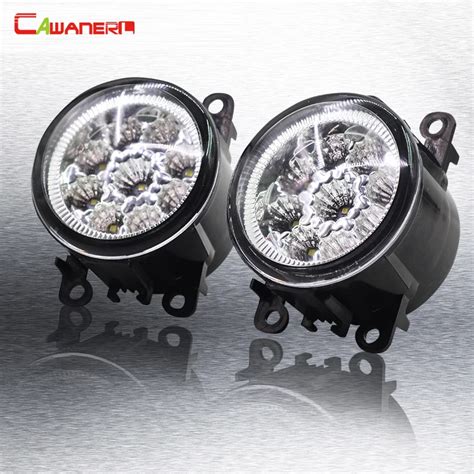 Cawanerl Luz LED Antiniebla Para Coche Mitsubishi Luz Diurna DRL De