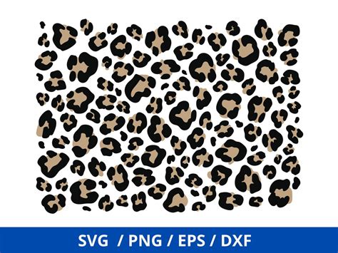 Leopard Print Svg Leopard Print Pattern Svg Repeating Pattern