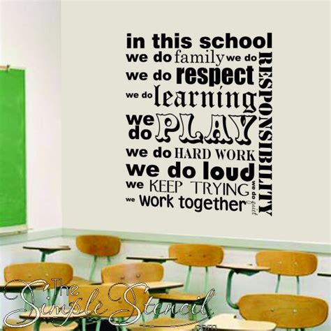 76 best images about Classroom and School Wall Quotes & Lettering ...