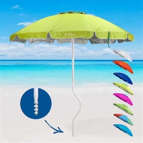 Parasol De Plage L Ger Visser Protection Uv Girafacile Cm Ermes