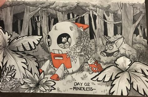 Inktober Day 2 By Chipsgowoah On Newgrounds