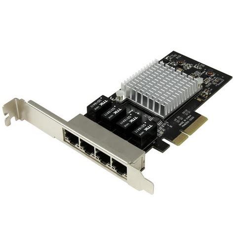 StarTech fr Carte réseau PCI Express à 4 ports Gigabit Ethernet avec