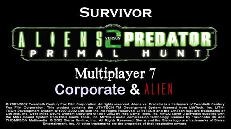 Aliens Vs Predator 2 Primal Hunt 2002 Multiplayer 7 1080p 60fps