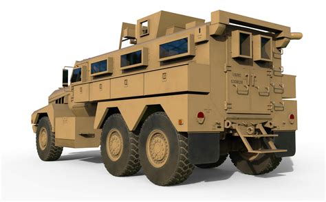 Cougar 6x6 MRAP - 3D Model by citizensnip