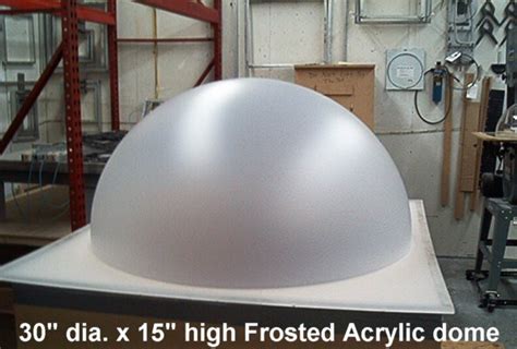 Large Acrylic Domes From Ez Tops Is The Clear Choice