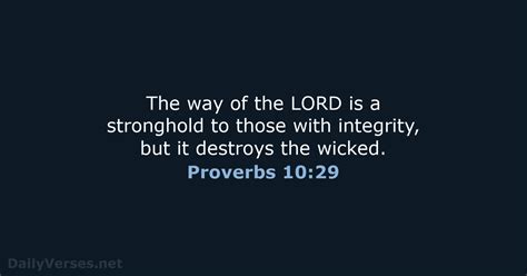 Proverbs 1029 Bible Verse Nlt