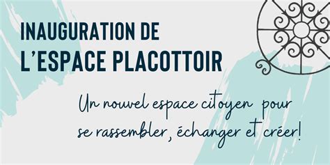 Inauguration Dun Nouvel Espace Citoyen De Type Placottoir Dans Le Parc