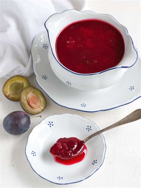 Plum Compote Czech Klevela Cook Like Czechs