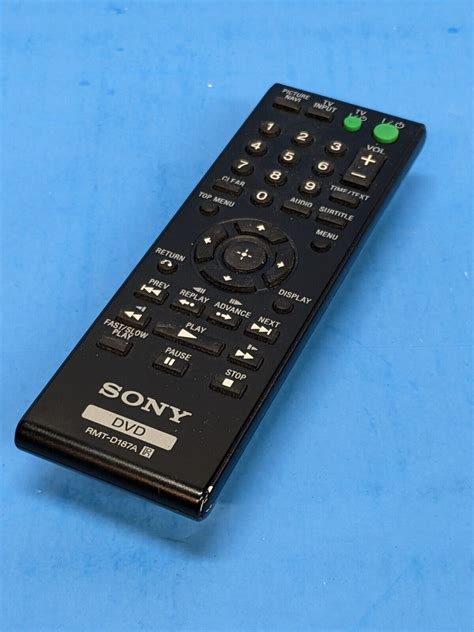 Sony Dvd Player Remote Control Rmt D A Black C Ebay